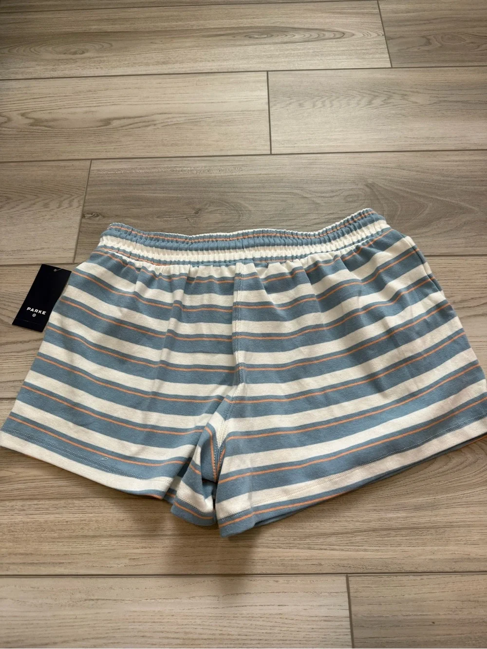 NWT Parke x Target High-Rise Drawstring Stripe Shorts